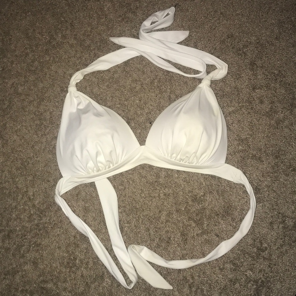 White bikini top